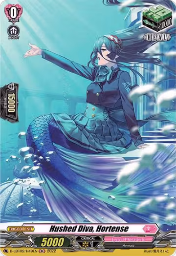 Hushed Diva, Hortense (Holo) (D-LBT02/H49EN), D-LBT02: Lyrical Monasterio ~It's a New School Term!~ — Vanguard card price