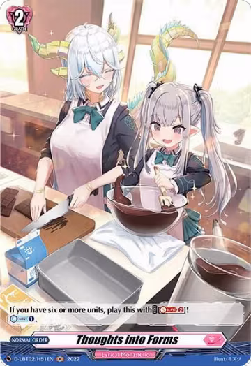 Thoughts into Forms (Holo) (D-LBT02/0H51EN), D-LBT02: Lyrical Monasterio ~It's a New School Term!~ — Vanguard card price