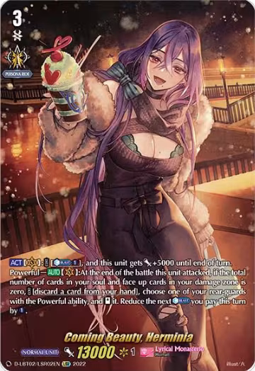 Coming Beauty, Herminia (LSR) (D-LBT02/LSR02EN), D-LBT02: Lyrical Monasterio ~It's a New School Term!~ — Vanguard card price