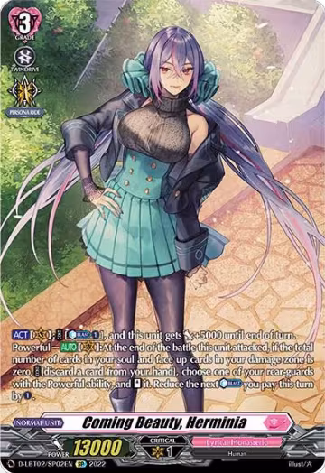 Coming Beauty, Herminia (SP) (D-LBT02/SP02EN), D-LBT02: Lyrical Monasterio ~It's a New School Term!~ — Vanguard card price