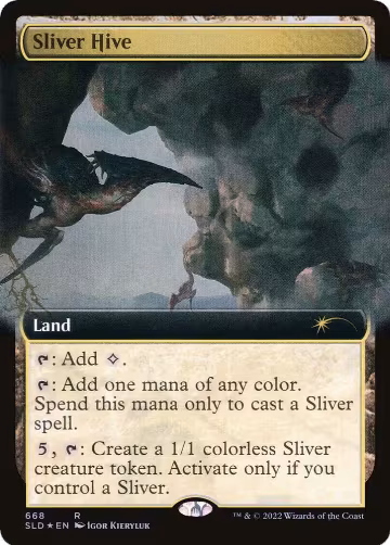 Sliver Hive (Extended Art) (668), Secret Lair Drop Series — Magic card price