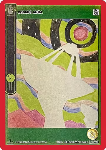 Cosmic Aura (11/20), Fan Art Contest 2021 — MetaZoo card price