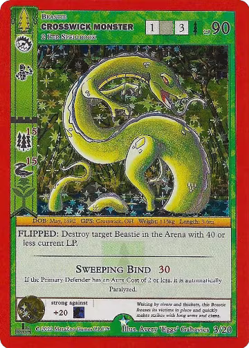 Crosswick Monster (3/20) — card price