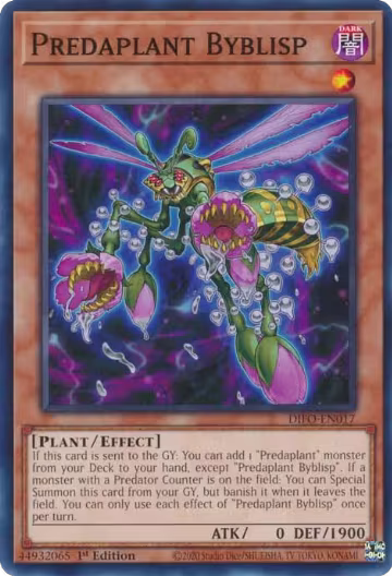 Predaplant Byblisp (DIFO-EN017), Dimension Force — Yu-Gi-Oh! card price