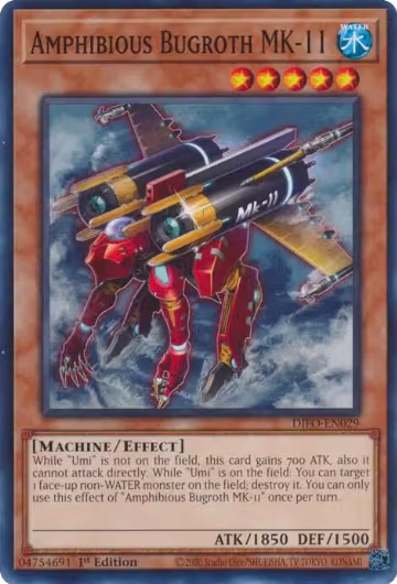 Amphibious Bugroth MK-11 (DIFO-EN029), Dimension Force — Yu-Gi-Oh! card price