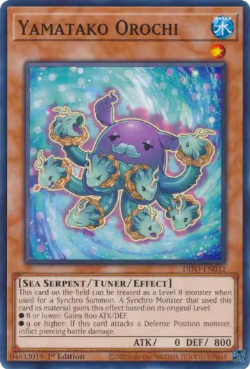 Yamatako Orochi (DIFO-EN032), Dimension Force — Yu-Gi-Oh! card price