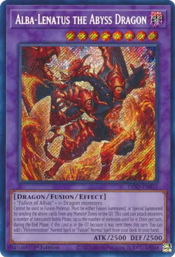 Alba-Lenatus the Abyss Dragon (DIFO-EN035), Dimension Force — Yu-Gi-Oh! card price
