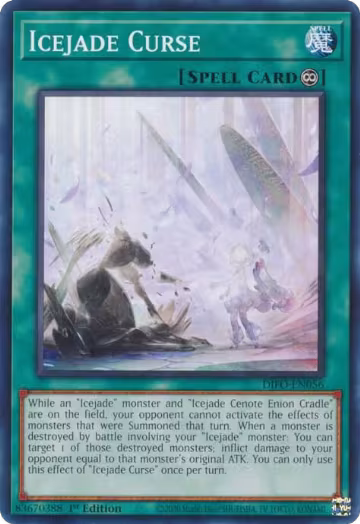 Icejade Curse (DIFO-EN056), Dimension Force — Yu-Gi-Oh! card price