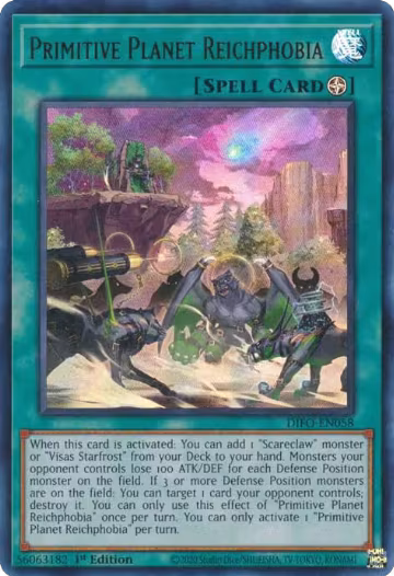 Primitive Planet Reichphobia (DIFO-EN058), Dimension Force — Yu-Gi-Oh! card price