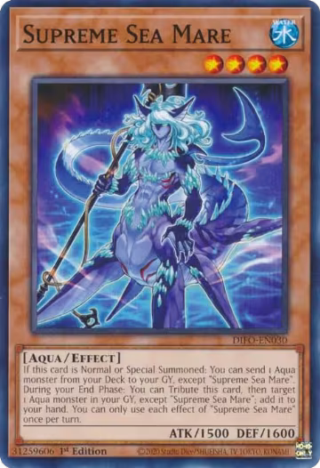 Supreme Sea Mare (DIFO-EN030), Dimension Force — Yu-Gi-Oh! card price