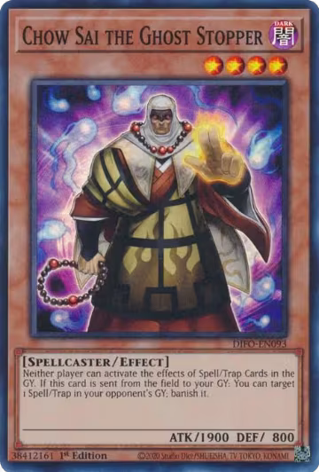Chow Sai the Ghost Stopper (DIFO-EN093), Dimension Force — Yu-Gi-Oh! card price