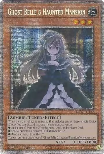 Ghost Belle & Haunted Mansion (Starlight Rare) (DIFO-EN100) — card price