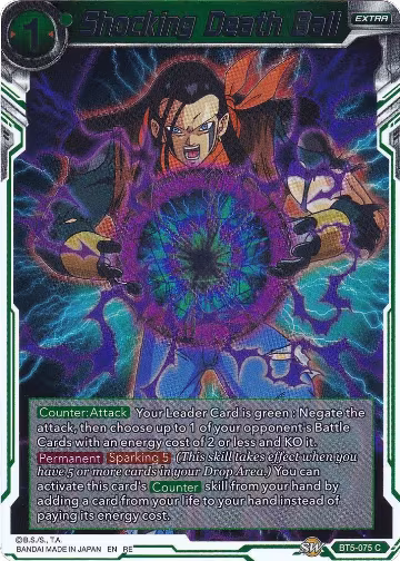 Shocking Death Ball (Silver Foil) (BT5-075), Expansion Deck Box Set 20: Ultimate Deck 2022 — DB Super card price