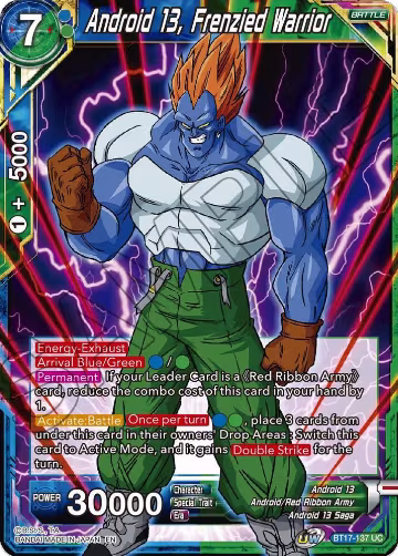 Android 13, Frenzied Warrior (BT17-137), Ultimate Squad — DB Super card price
