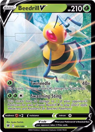 Beedrill V (001/189), Astral Radiance — Pokémon card price