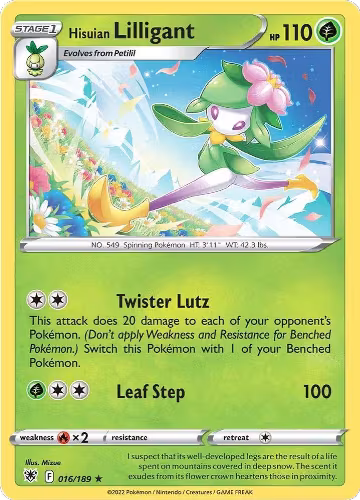 Hisuian Lilligant (016/189), Astral Radiance — Pokémon card price