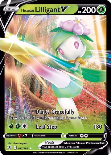 Hisuian Lilligant V (017/189), Astral Radiance — Pokémon card price