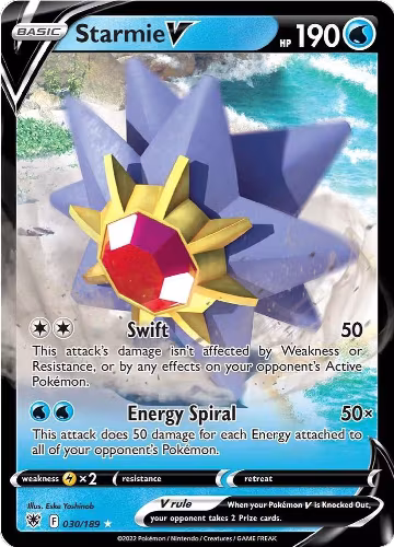 Starmie V (030/189), Astral Radiance — Pokémon card price