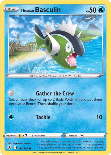 Hisuian Basculin (043/189), Astral Radiance — Pokémon card price