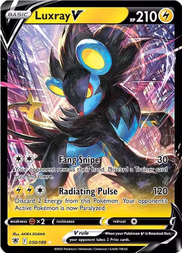 Luxray V (050/189), Astral Radiance — Pokémon card price