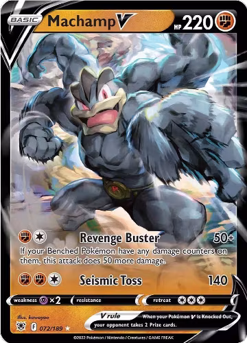 Machamp V (072/189), Astral Radiance — Pokémon card price