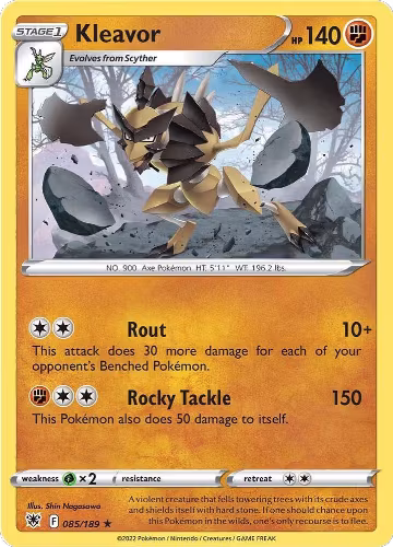Kleavor (85) (085/189), Astral Radiance — Pokémon card price