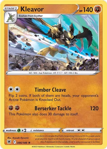 Kleavor (86) (086/189), Astral Radiance — Pokémon card price