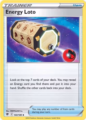 Energy Loto (140/189), Astral Radiance — Pokémon card price
