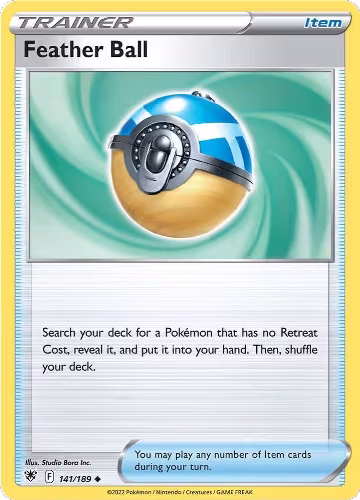 Feather Ball (141/189), Astral Radiance — Pokémon card price