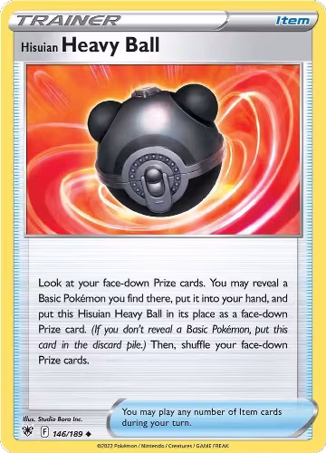 Hisuian Heavy Ball (146/189), Astral Radiance — Pokémon card price
