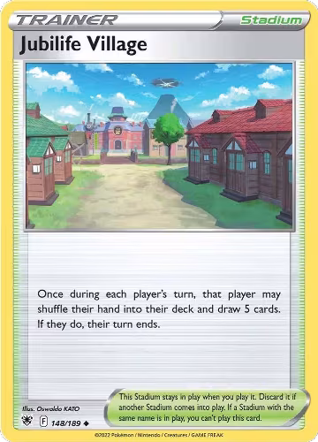 Jubilife Village (148/189), Astral Radiance — Pokémon card price