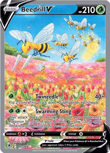 Beedrill V (Alternate Full Art) (161/189), Astral Radiance — Pokémon card price