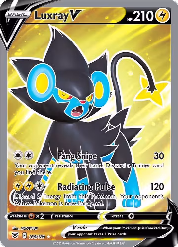 Luxray V (Full Art) (168/189), Astral Radiance — Pokémon card price