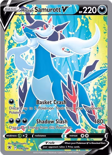 Hisuian Samurott V (Full Art) (176/189), Astral Radiance — Pokémon card price