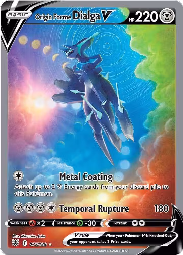 Origin Forme Dialga V (Alternate Full Art) (177/189), Astral Radiance — Pokémon card price