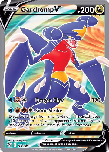 Garchomp V (Full Art) (178/189), Astral Radiance — Pokémon card price
