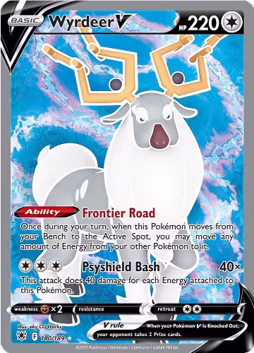 Wyrdeer V (Full Art) (180/189), Astral Radiance — Pokémon card price
