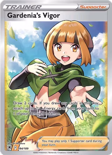Gardenia's Vigor (Full Art) (184/189), Astral Radiance — Pokémon card price