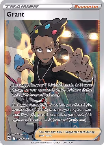 Grant (Full Art) (185/189), Astral Radiance — Pokémon card price