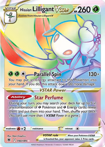 Hisuian Lilligant VSTAR (Secret) (190/189), Astral Radiance — Pokémon card price