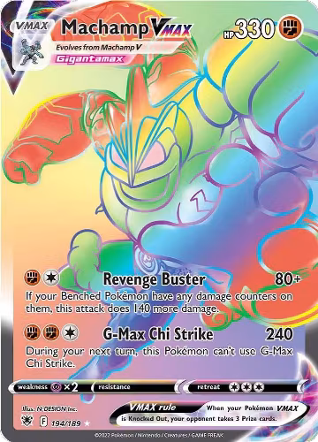 Machamp VMAX (Secret) (194/189), Astral Radiance — Pokémon card price