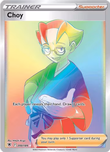 Choy (Secret) (200/189), Astral Radiance — Pokémon card price