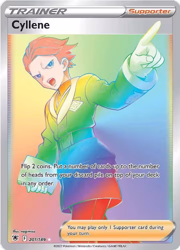Cyllene (Secret) (201/189), Astral Radiance — Pokémon card price