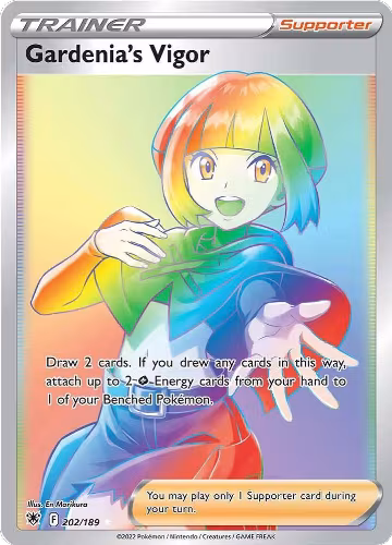 Gardenia's Vigor (Secret) (202/189), Astral Radiance — Pokémon card price