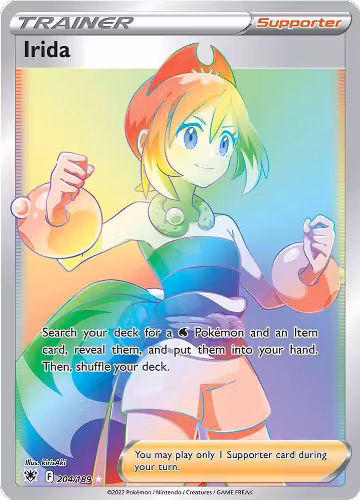 Irida (Secret) (204/189), Astral Radiance — Pokémon card price