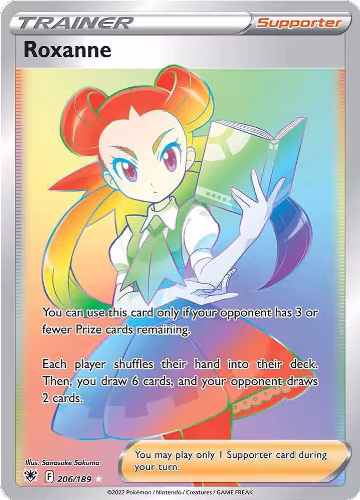 Roxanne (Secret) (206/189), Astral Radiance — Pokémon card price