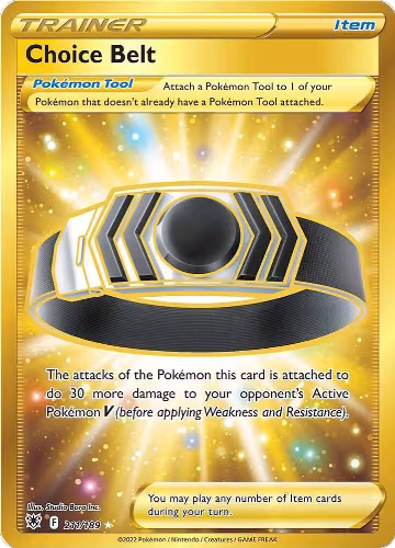 Choice Belt (Secret) (211/189), Astral Radiance — Pokémon card price