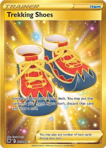 Trekking Shoes (Secret) (215/189), Astral Radiance — Pokémon card price