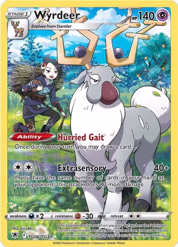 Wyrdeer (TG06/TG30), Astral Radiance Trainer Gallery — Pokémon card price