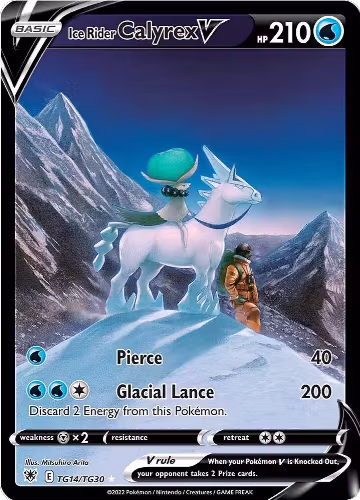 Ice Rider Calyrex V (TG14/TG30), Astral Radiance Trainer Gallery — Pokémon card price